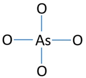 AsO4 3- basic skeletal